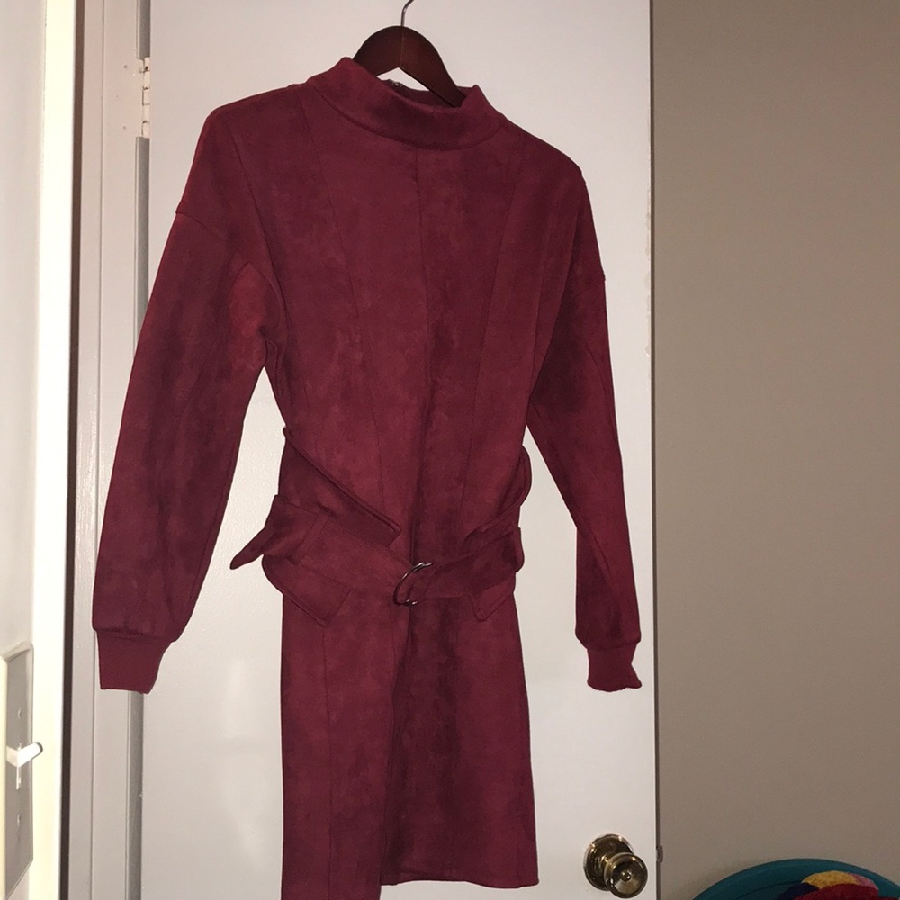 Cardi B Suede Dress (Boujiee Bad and Thick Dress)